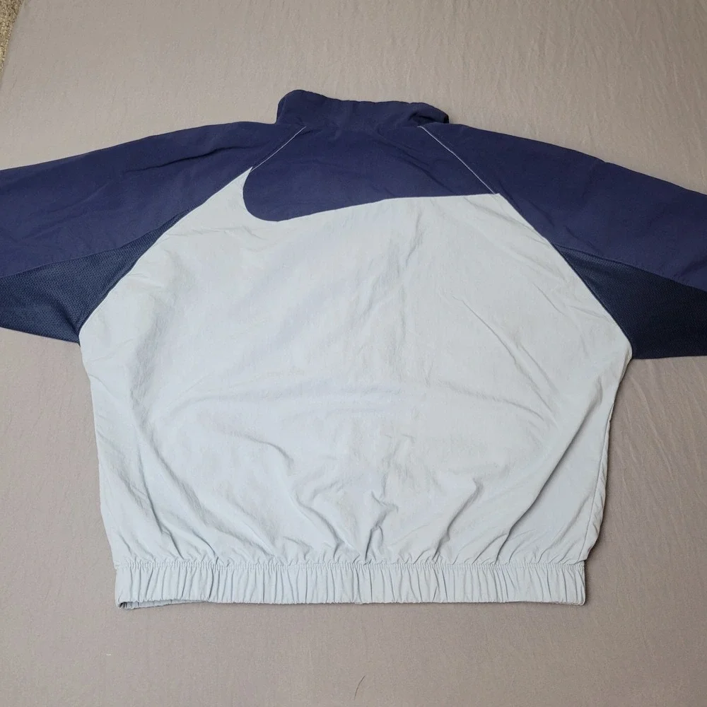 Nike Girls Nylon Long Sleeve Jacket Blue Full Zip  Size XLarge